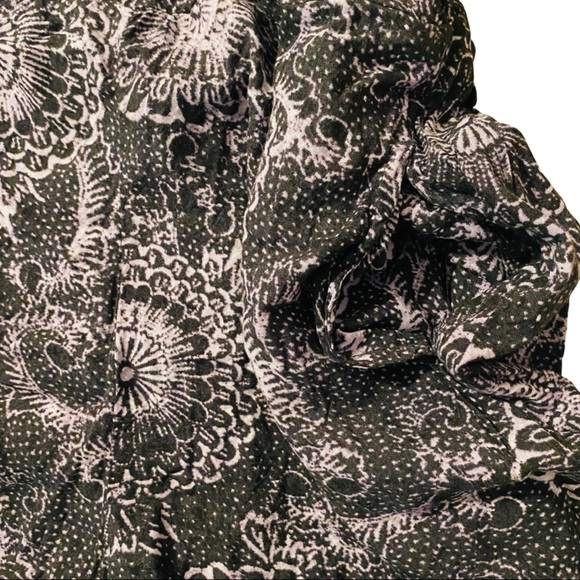 American Eagle | Black & White Romper Open Back Romper | Size Small - Picture 7 of 7